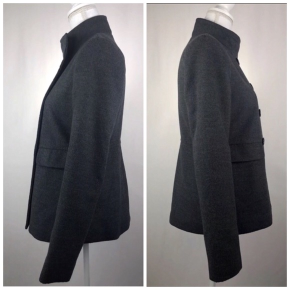 Old Navy Double-Breasted Gray Jacket/ Coat - Picture 4 of 8